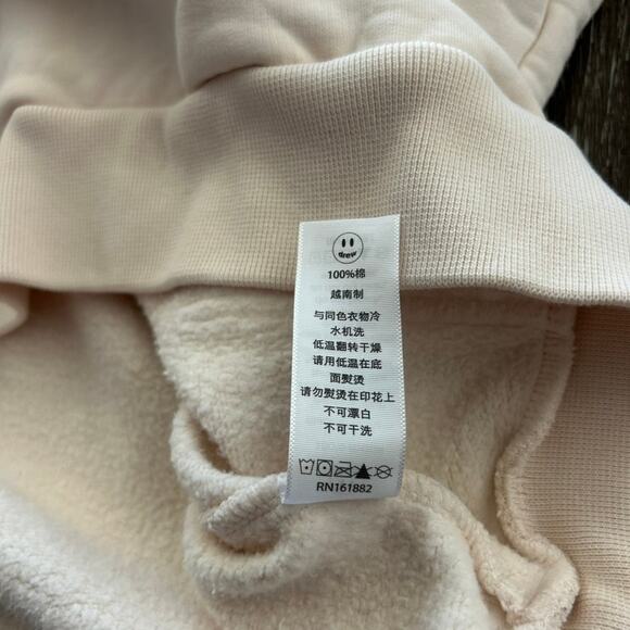 Authentic‎ EUC Drew House Mascot Hoodie Chalk White Smiley Face Logo M Pullover - Picture 13 of 14